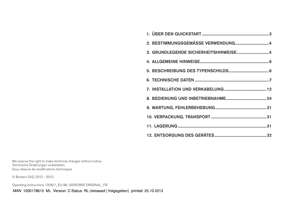 Burkert Type 8045 User Manual | Page 34 / 98