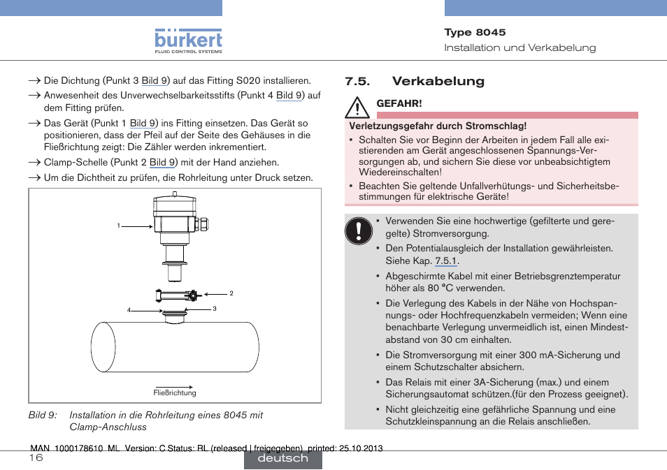 Burkert Type 8045 User Manual | Page 48 / 98