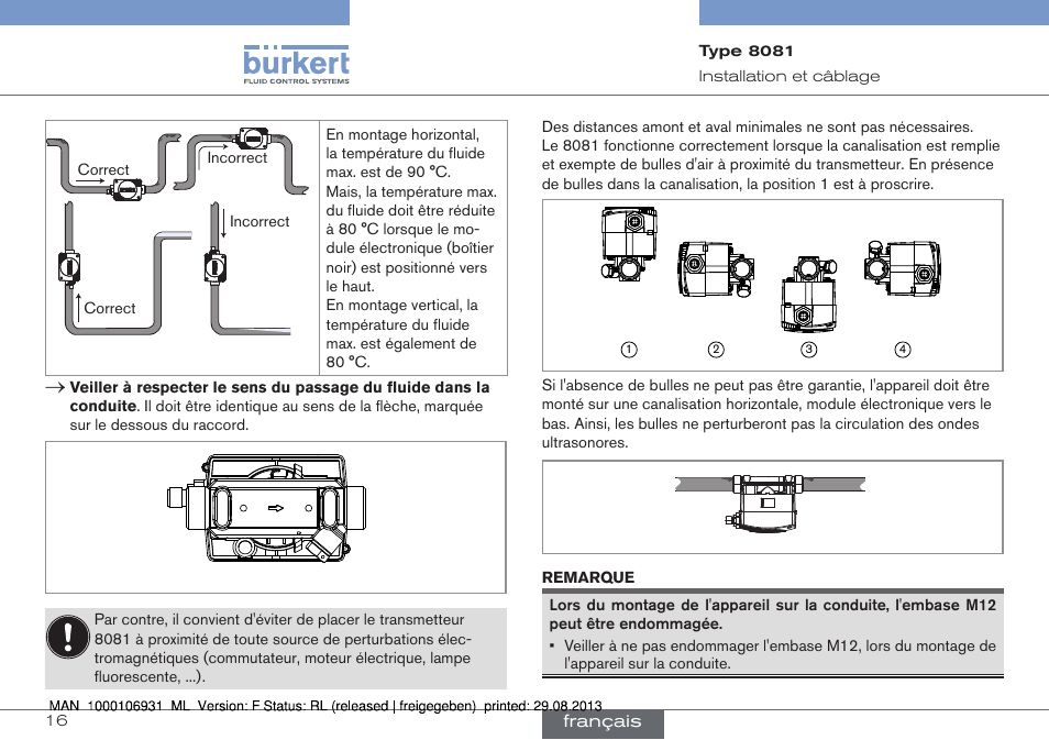 Burkert Type 8081 User Manual | Page 60 / 68