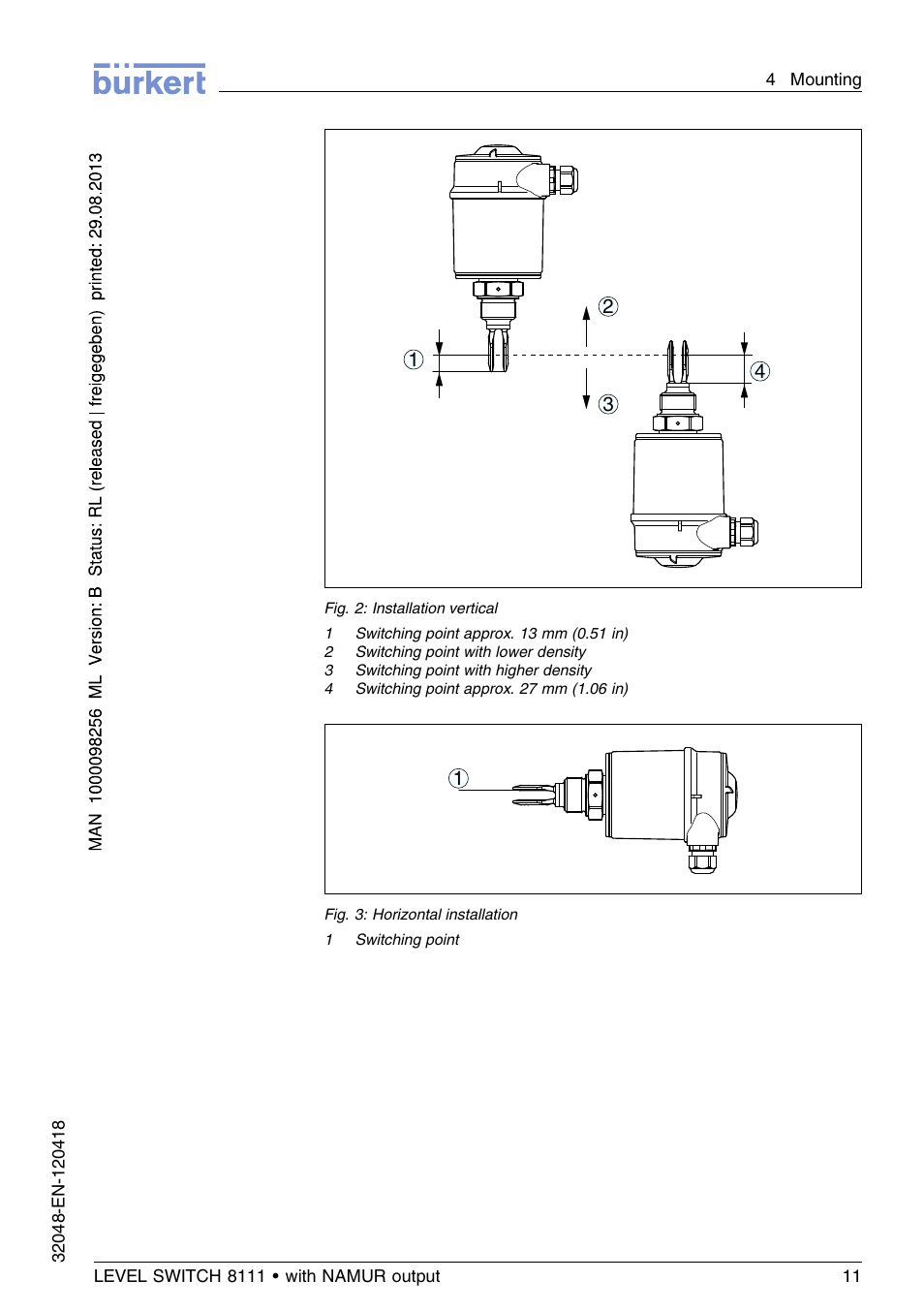 Burkert Type 8111 User Manual | Page 11 / 112