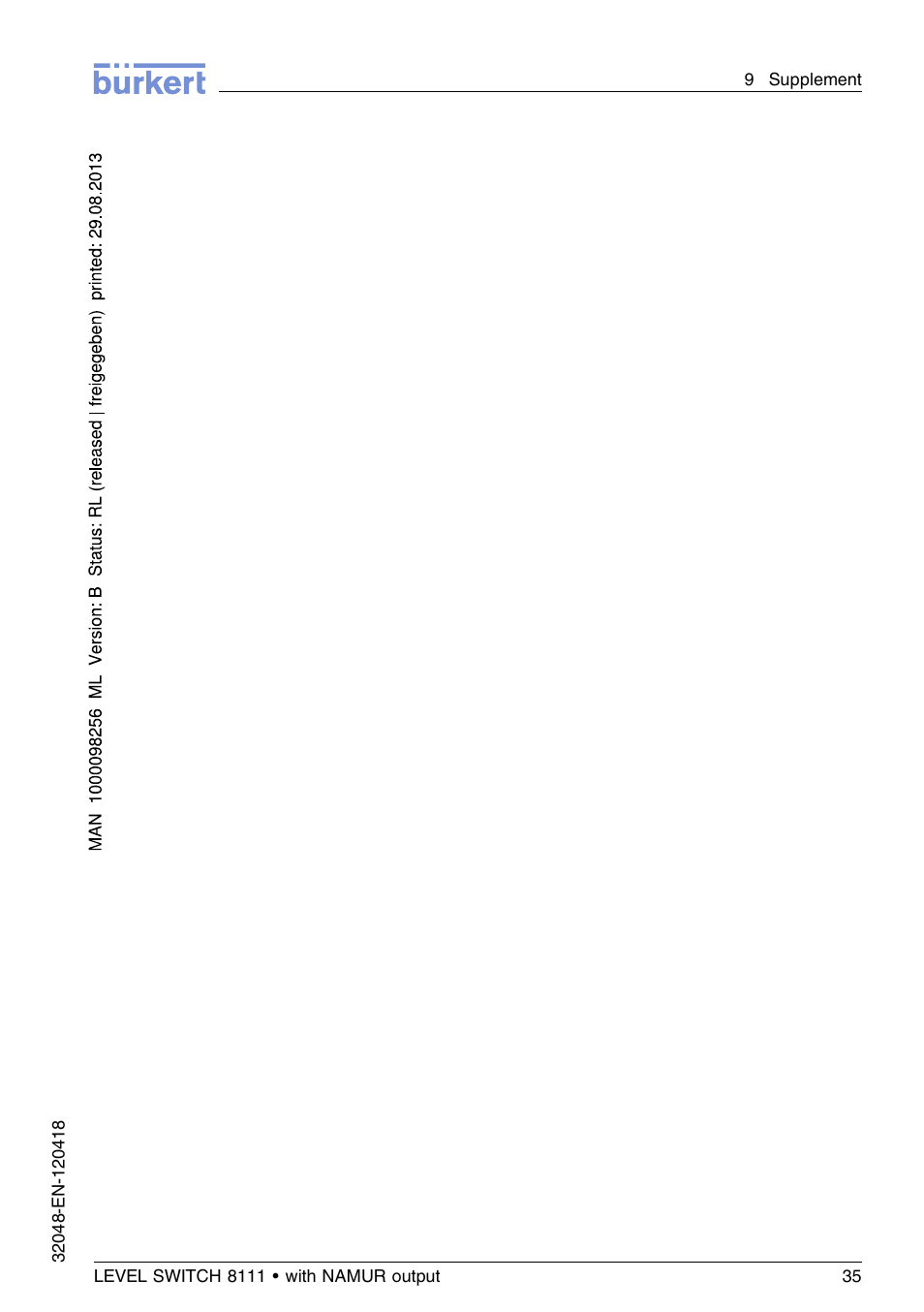 Burkert Type 8111 User Manual | Page 35 / 112