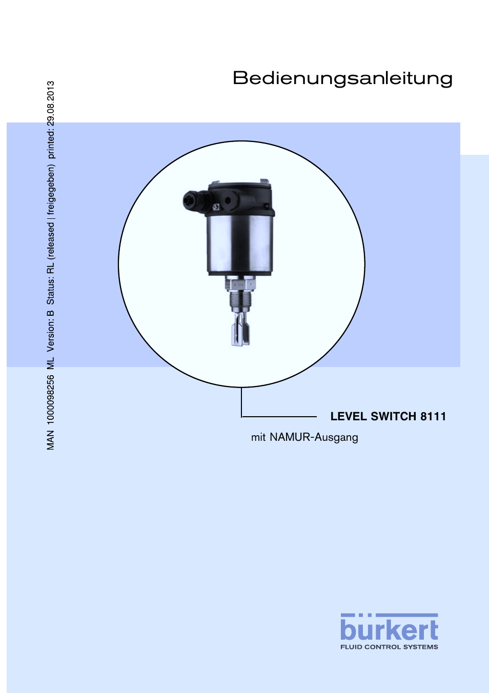 Ma-8111-namur-de, Bedienungsanleitung | Burkert Type 8111 User Manual | Page 37 / 112