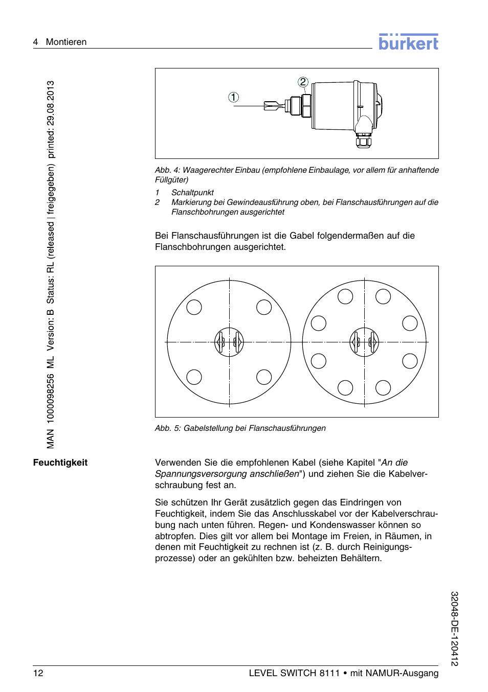 Burkert Type 8111 User Manual | Page 48 / 112
