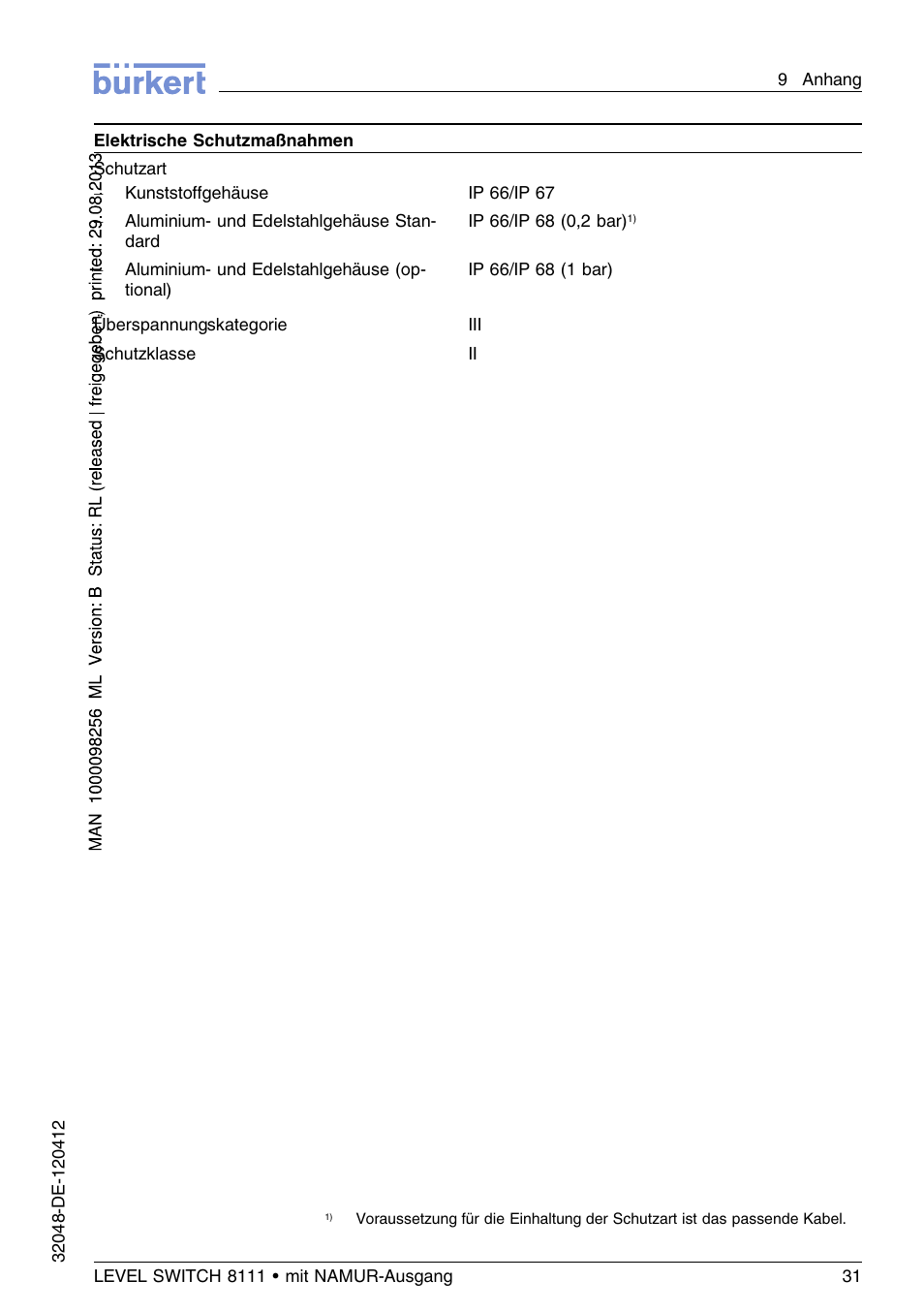 Burkert Type 8111 User Manual | Page 67 / 112