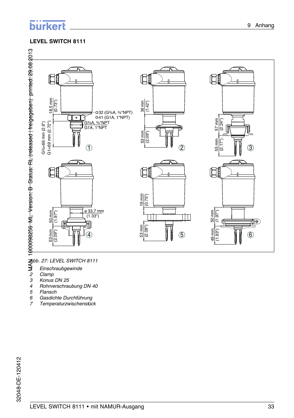 Burkert Type 8111 User Manual | Page 69 / 112