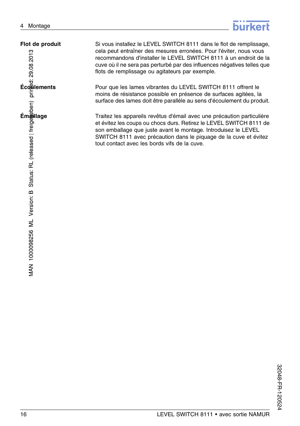 Burkert Type 8111 User Manual | Page 88 / 112