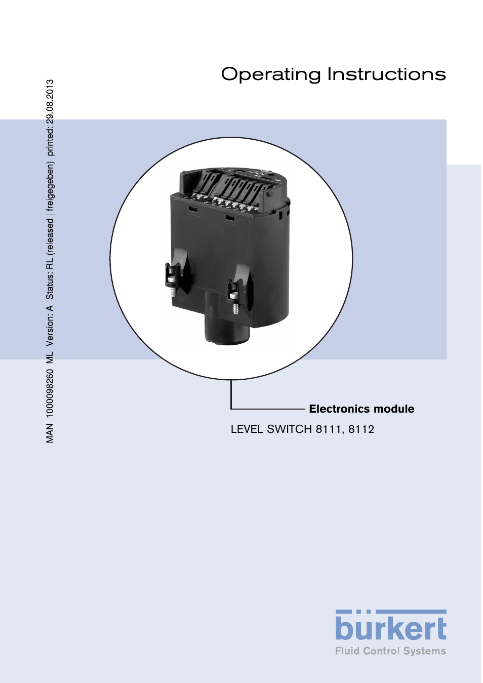 Burkert Type 8112 User Manual | 36 pages