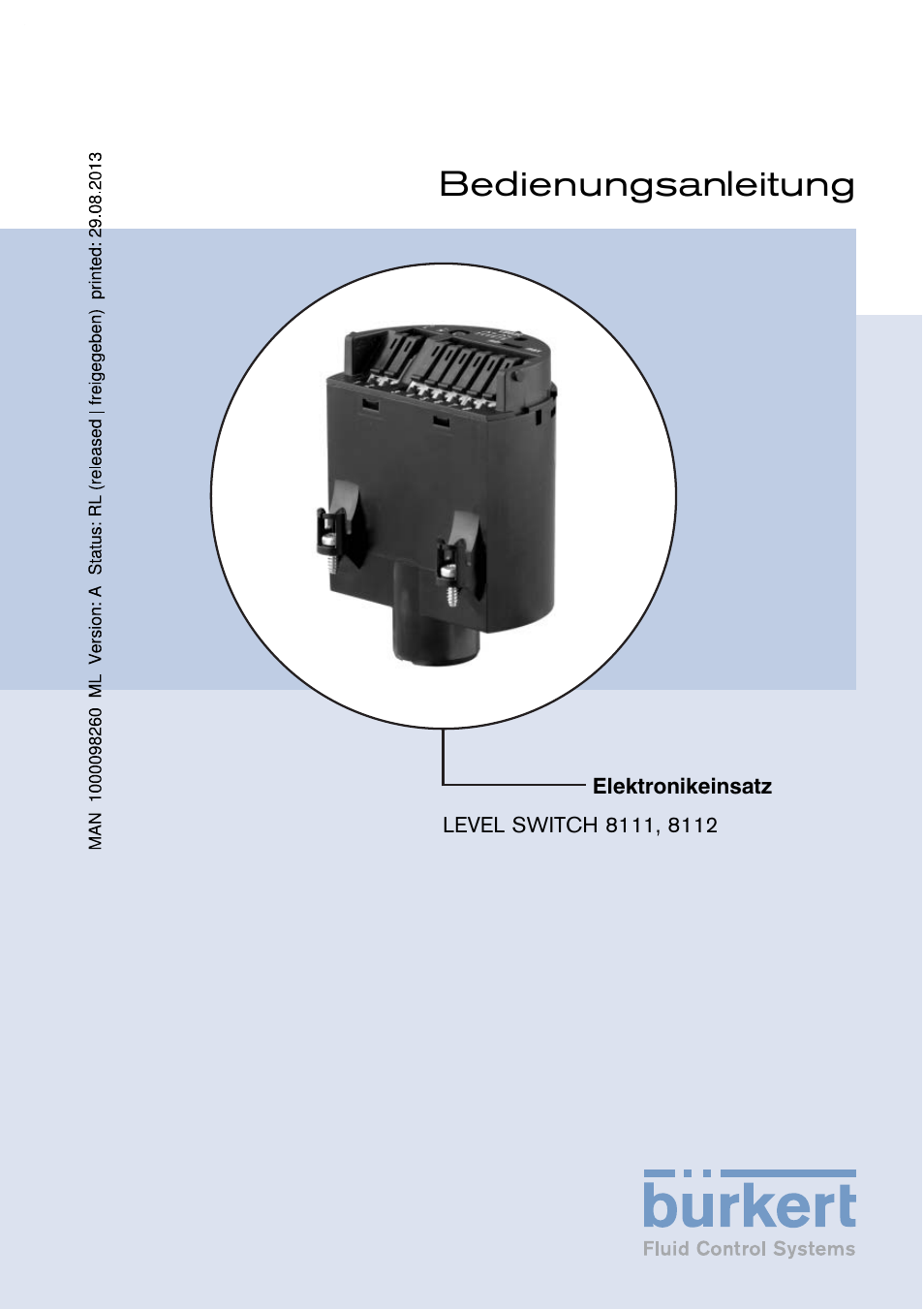 Bedienungsanleitung | Burkert Type 8112 User Manual | Page 25 / 36