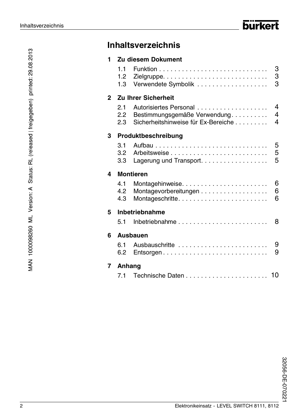 Burkert Type 8112 User Manual | Page 26 / 36