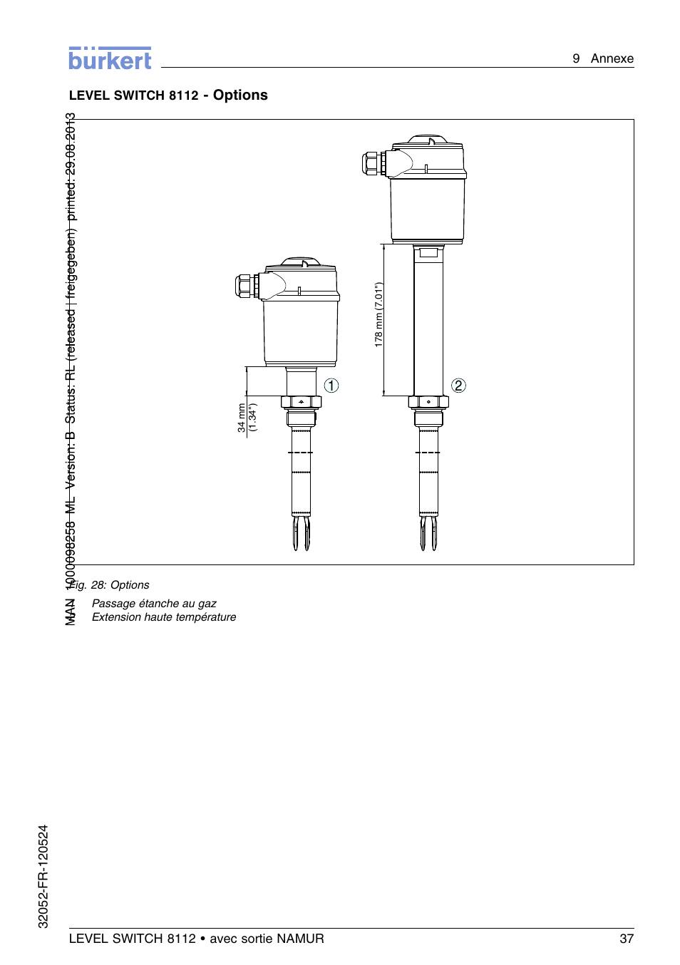 Burkert Type 8112 User Manual | Page 109 / 112