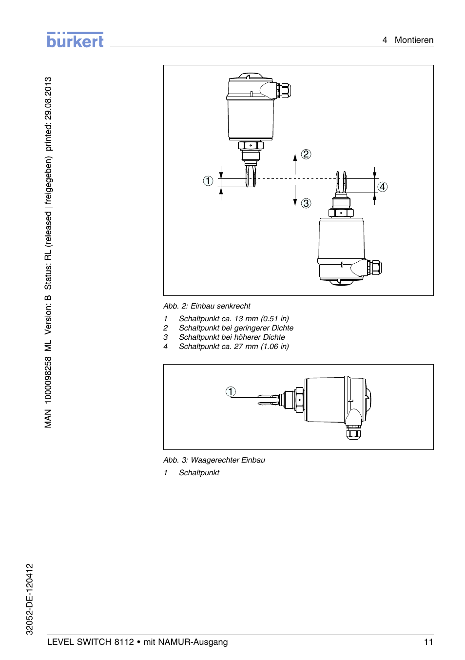 Burkert Type 8112 User Manual | Page 47 / 112