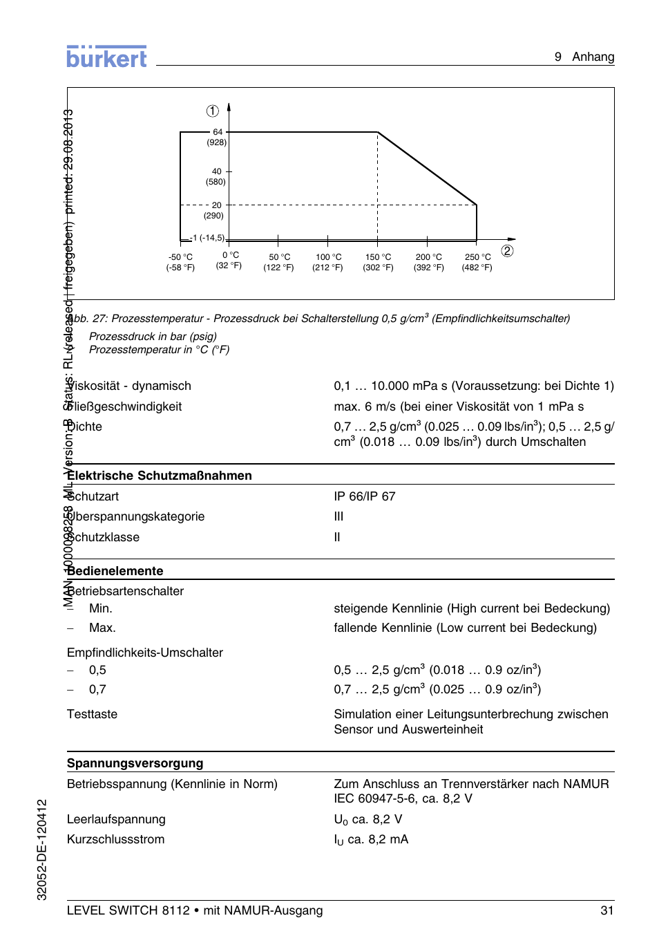 Burkert Type 8112 User Manual | Page 67 / 112