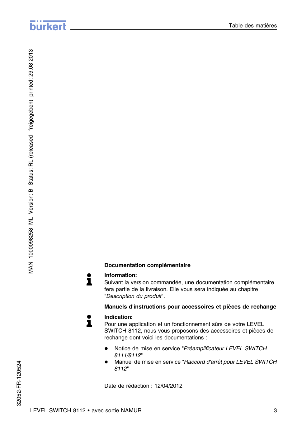 Burkert Type 8112 User Manual | Page 75 / 112