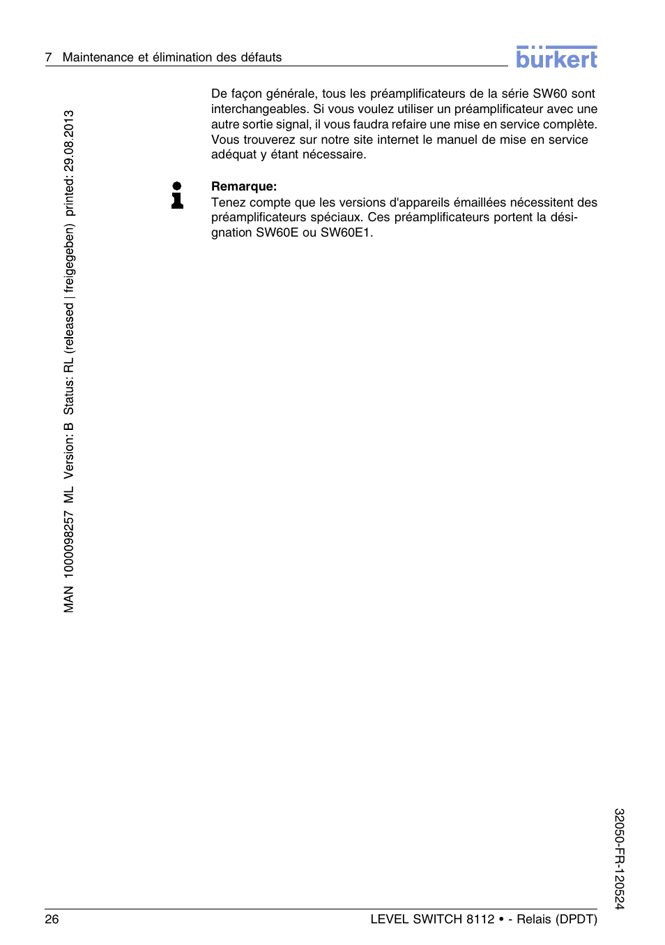 Burkert Type 8112 User Manual | Page 102 / 116
