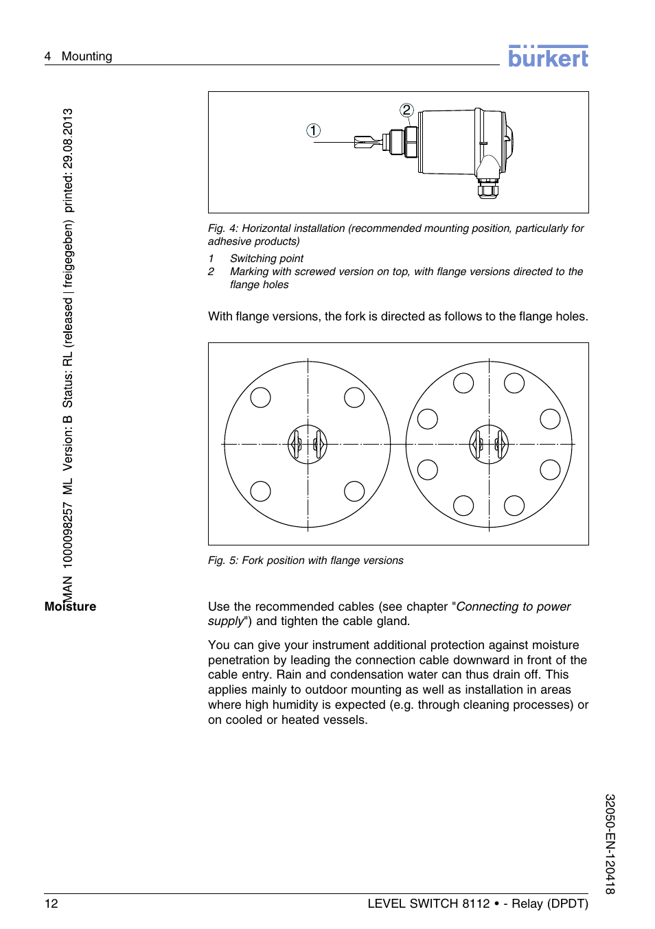 Burkert Type 8112 User Manual | Page 12 / 116
