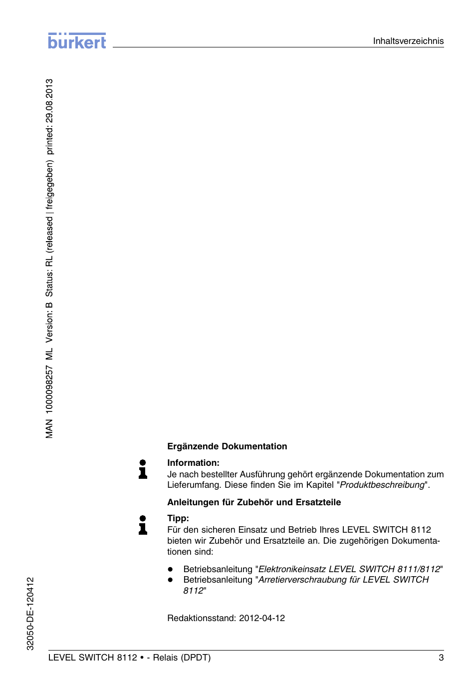 Burkert Type 8112 User Manual | Page 39 / 116