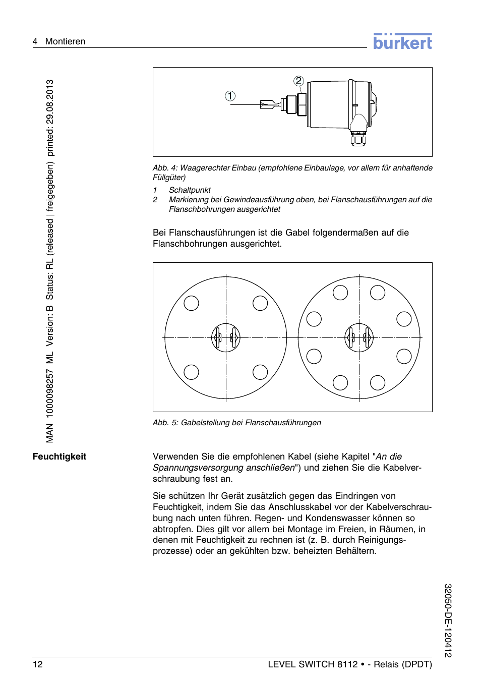 Burkert Type 8112 User Manual | Page 48 / 116