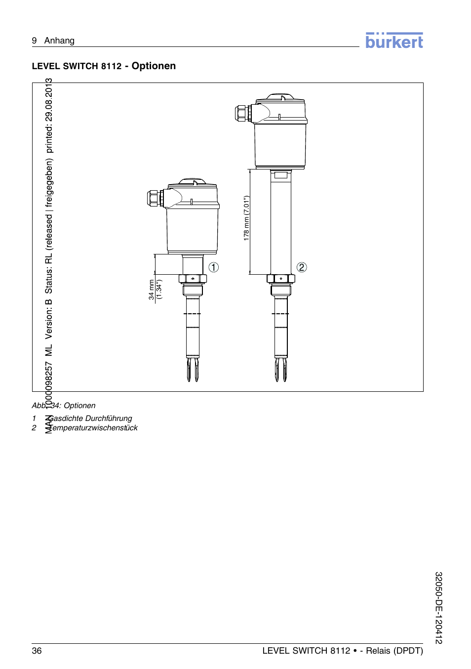 Burkert Type 8112 User Manual | Page 72 / 116
