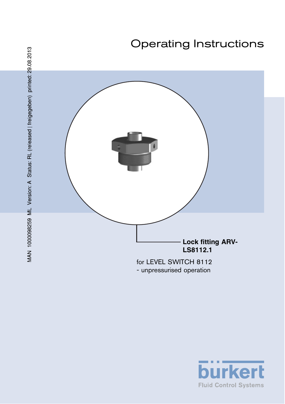 Burkert Type 8112 User Manual | 36 pages