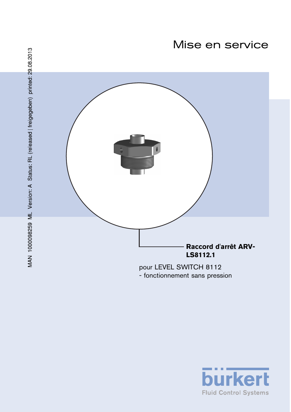 Mise en service | Burkert Type 8112 User Manual | Page 13 / 36