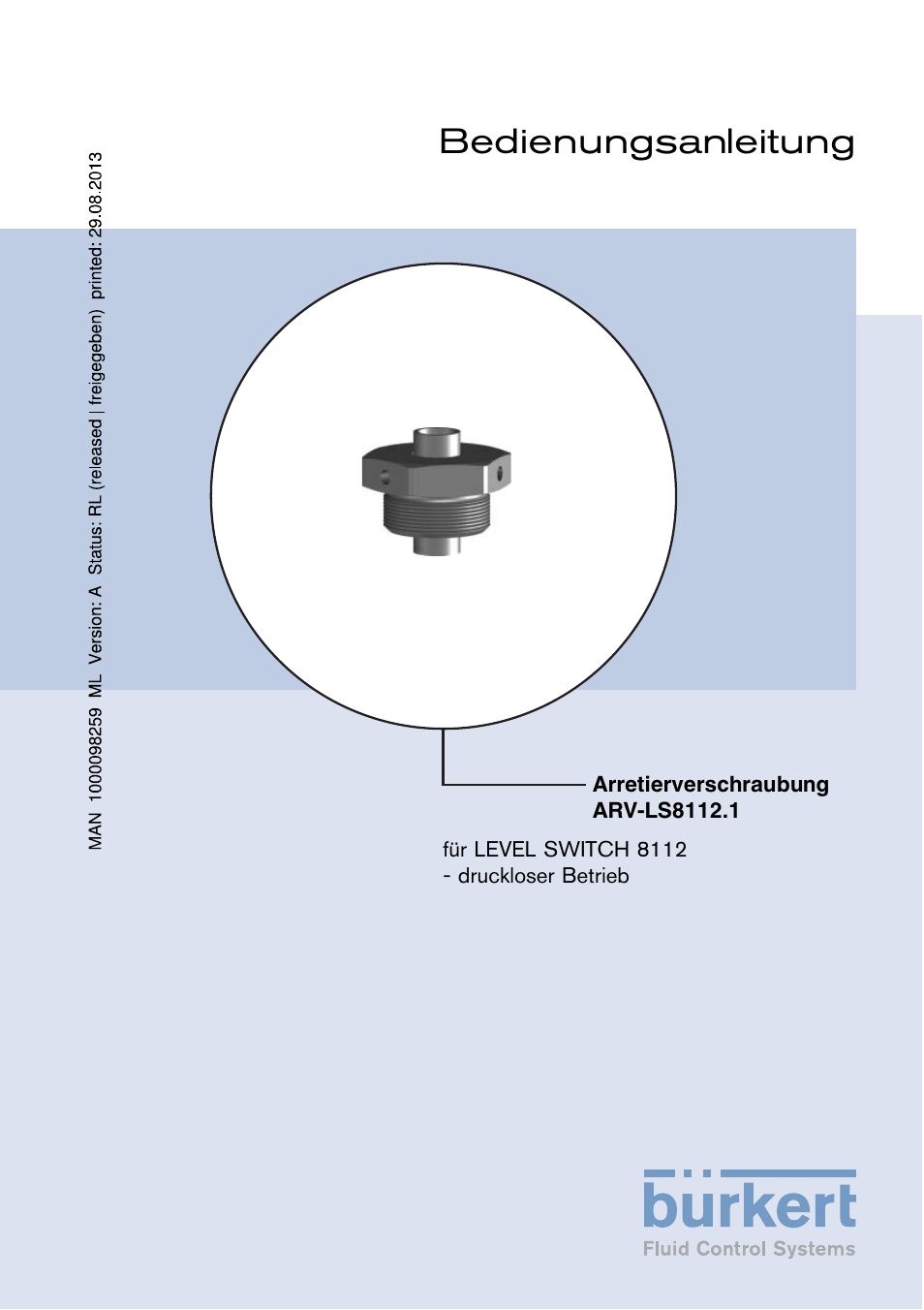 Bedienungsanleitung | Burkert Type 8112 User Manual | Page 25 / 36