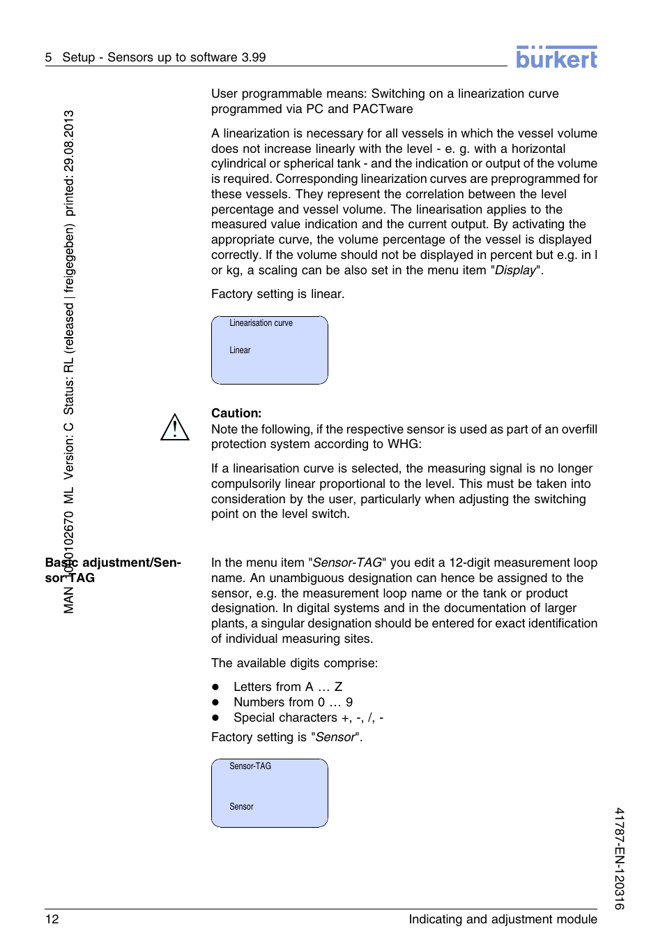 Burkert Type 8186 User Manual | Page 12 / 112