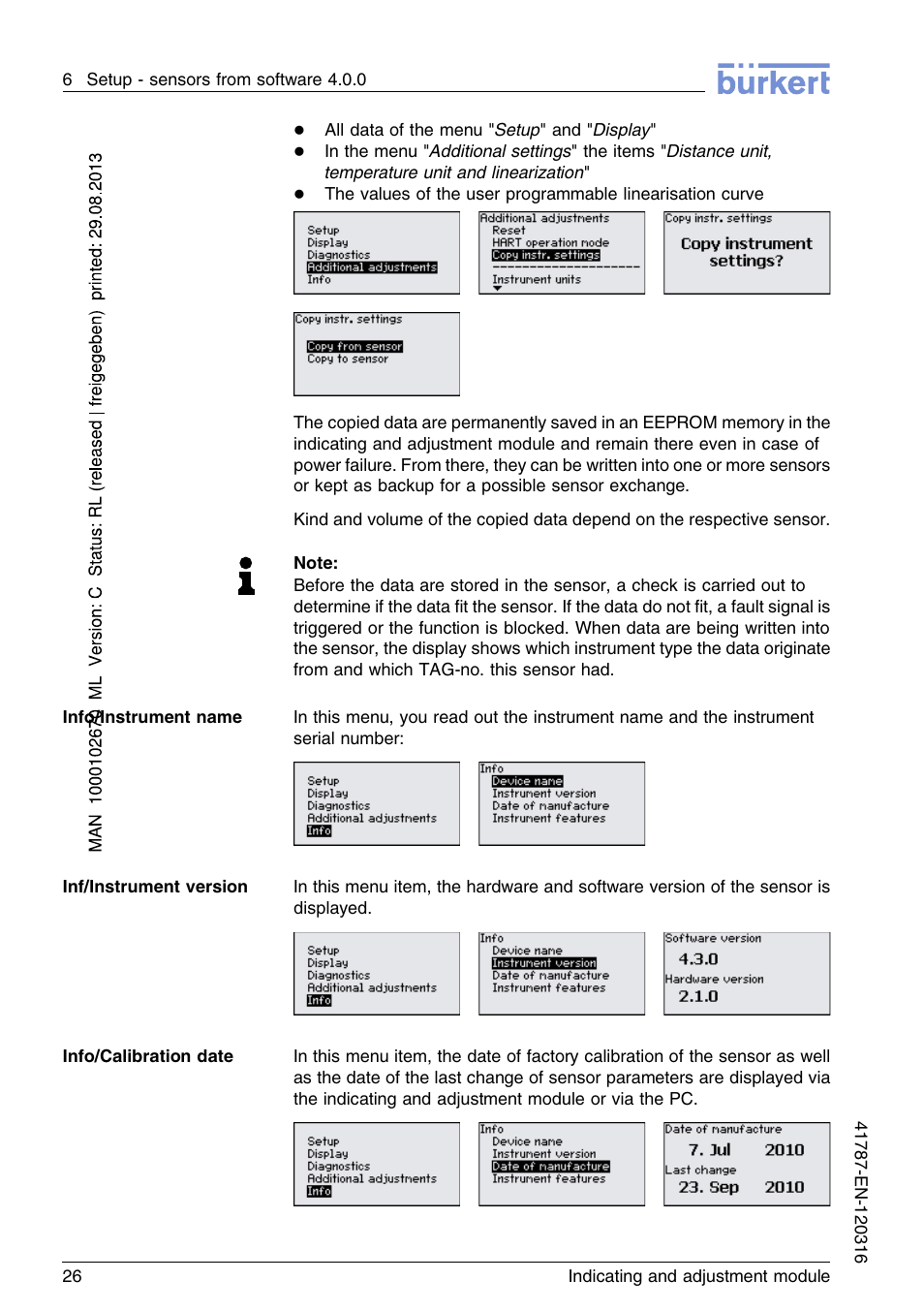 Burkert Type 8186 User Manual | Page 26 / 112