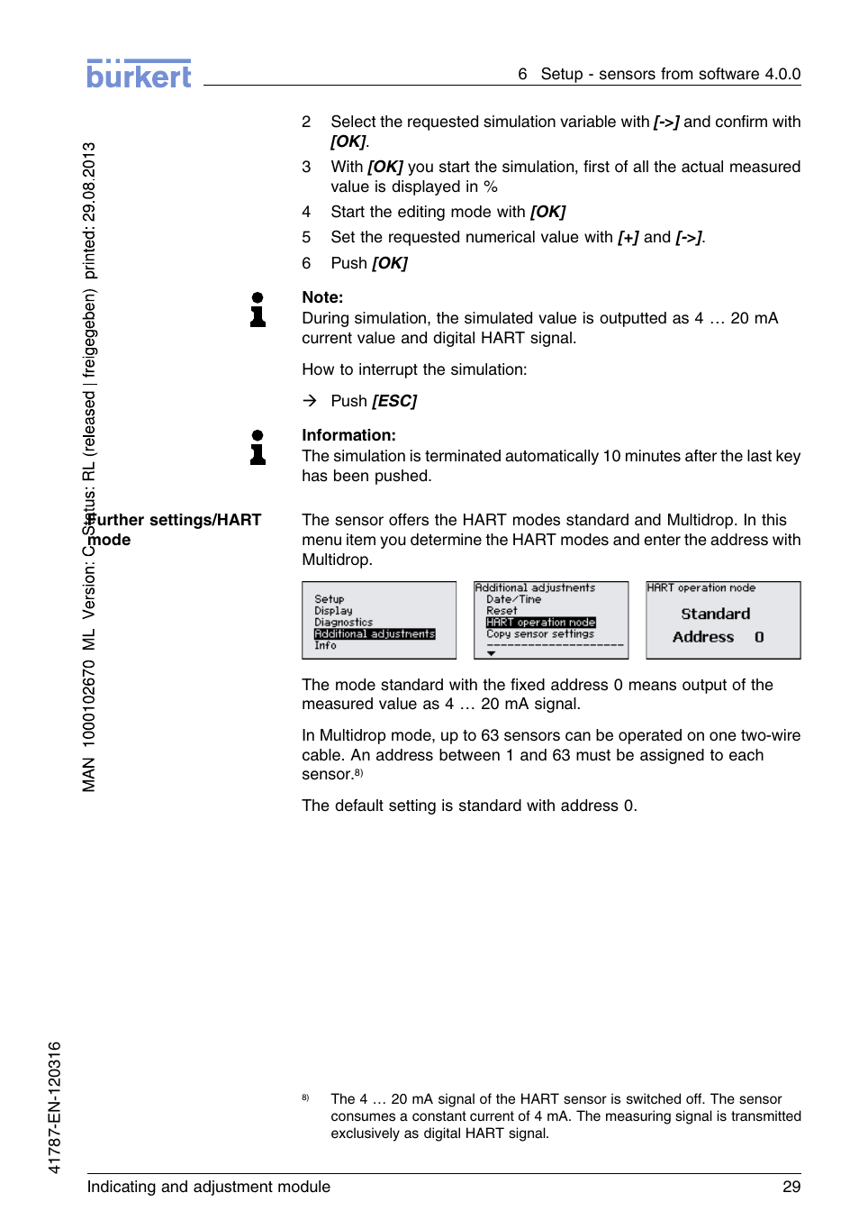 Burkert Type 8186 User Manual | Page 29 / 112