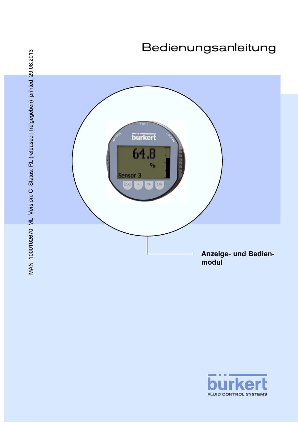 Ma-displaymodul-de, Bedienungsanleitung | Burkert Type 8186 User Manual | Page 37 / 112