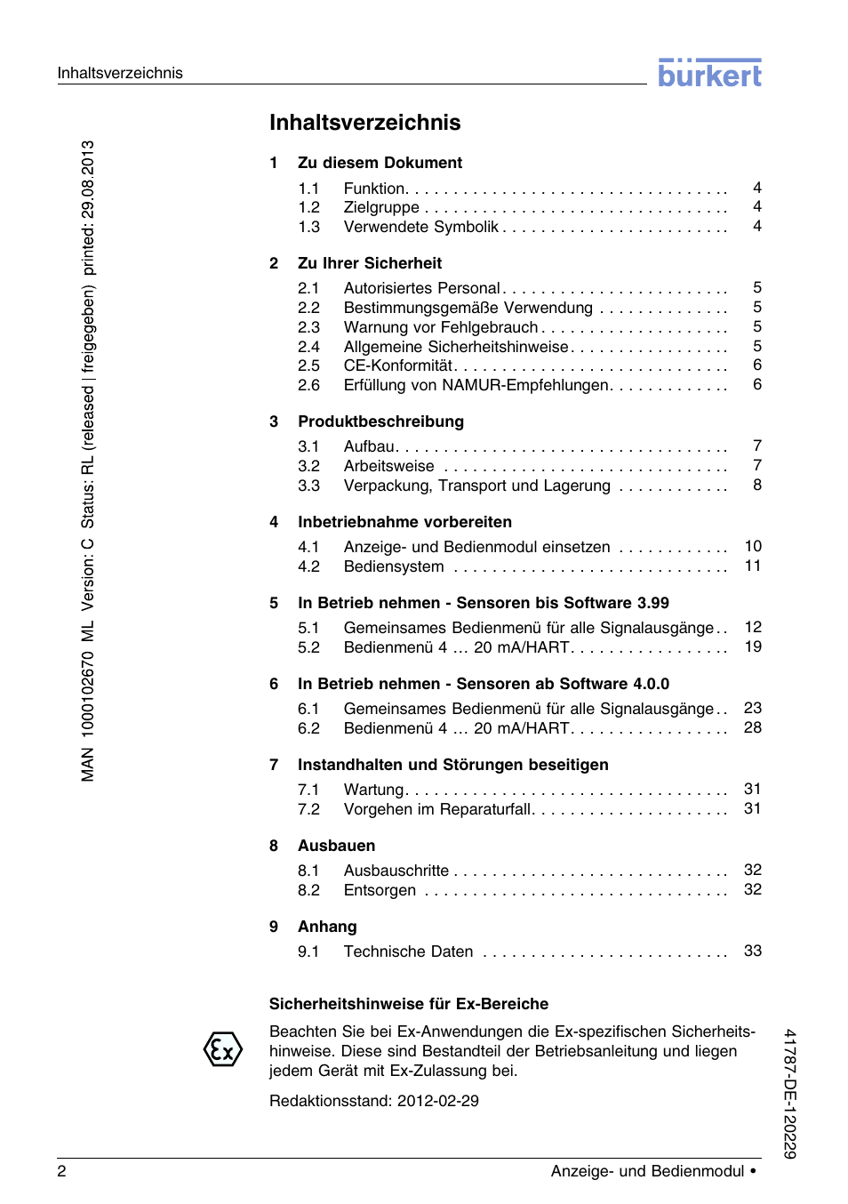 Burkert Type 8186 User Manual | Page 38 / 112