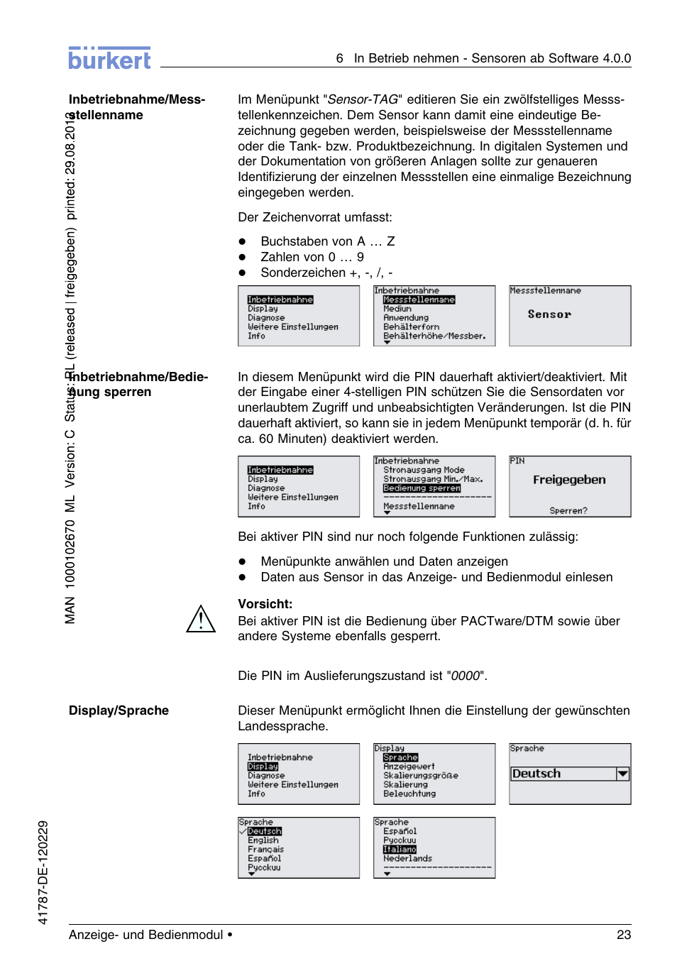 Burkert Type 8186 User Manual | Page 59 / 112