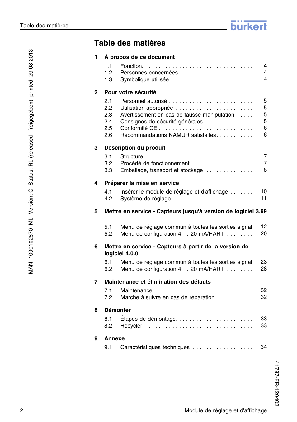 Burkert Type 8186 User Manual | Page 74 / 112