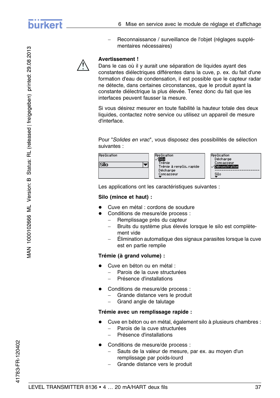 Burkert Type 8136 User Manual | Page 189 / 232