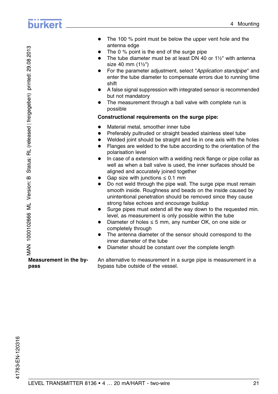 Burkert Type 8136 User Manual | Page 21 / 232