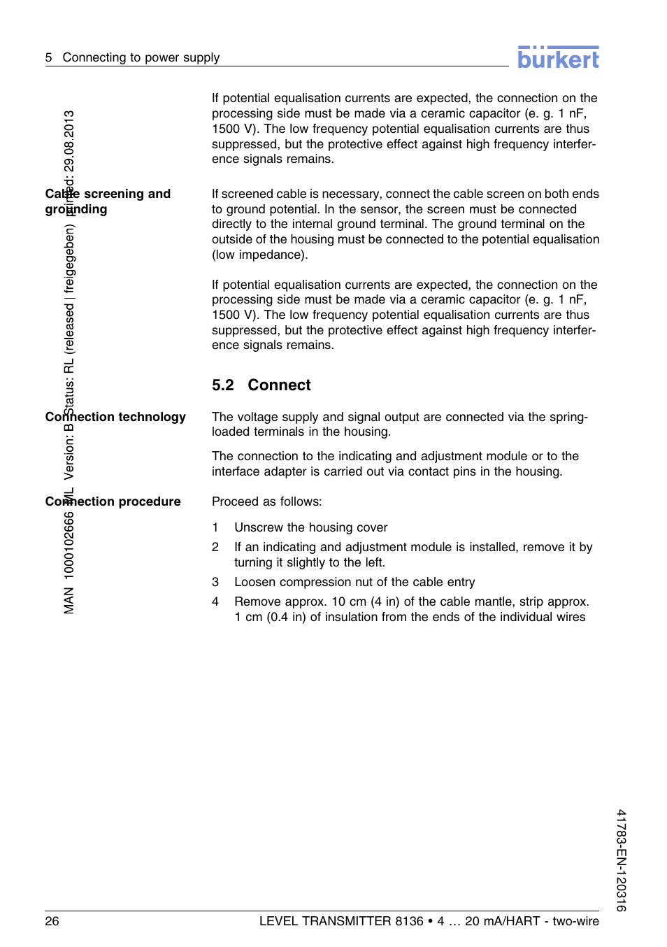 2 connect | Burkert Type 8136 User Manual | Page 26 / 232