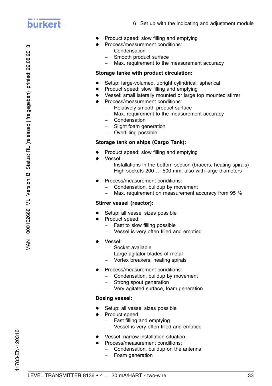 Burkert Type 8136 User Manual | Page 33 / 232