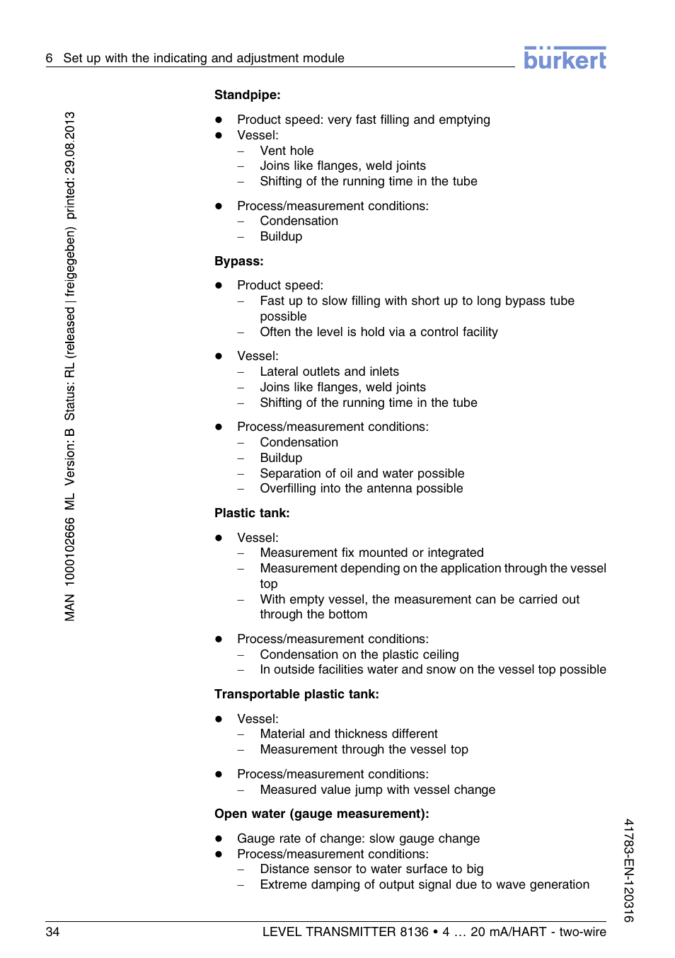 Burkert Type 8136 User Manual | Page 34 / 232