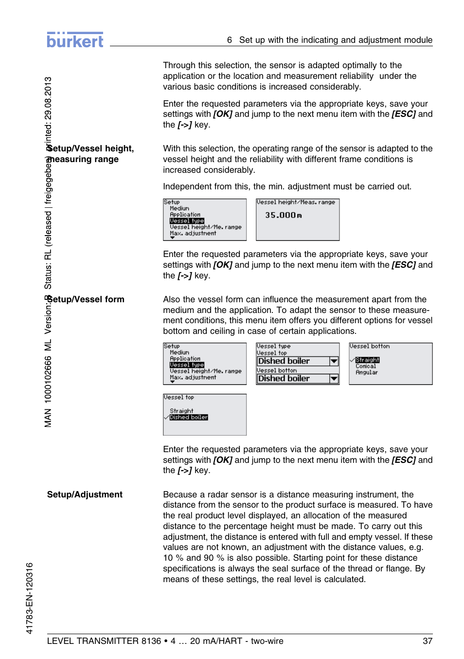 Burkert Type 8136 User Manual | Page 37 / 232