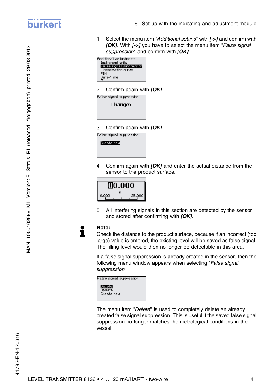 Burkert Type 8136 User Manual | Page 41 / 232