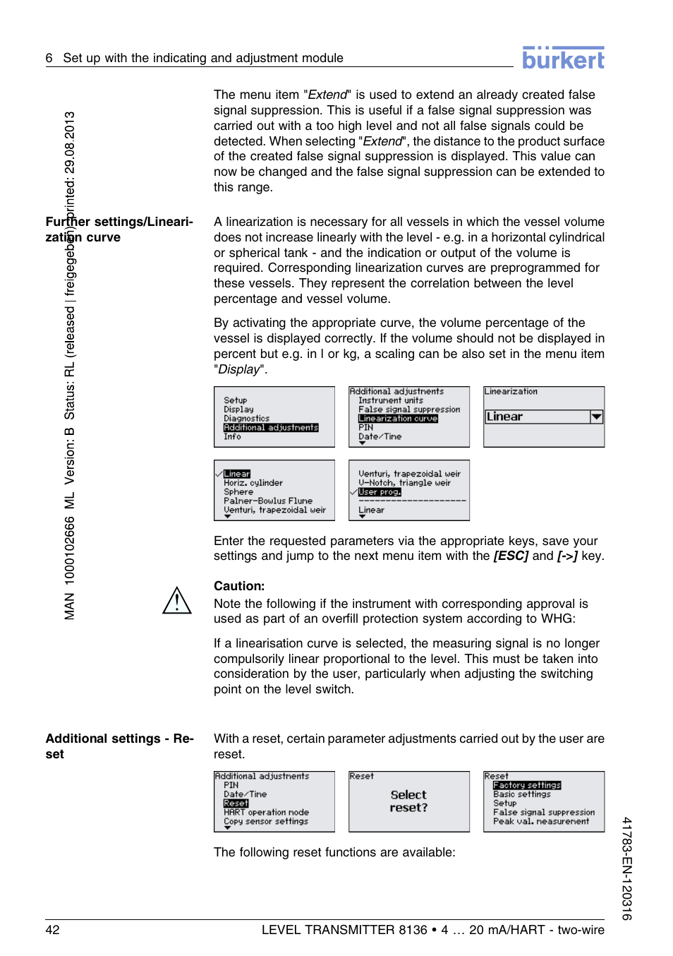 Burkert Type 8136 User Manual | Page 42 / 232