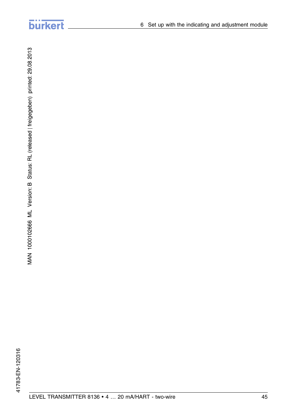 Burkert Type 8136 User Manual | Page 45 / 232