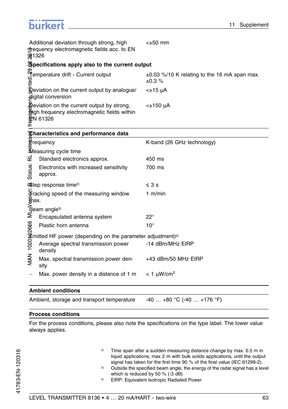 Burkert Type 8136 User Manual | Page 63 / 232
