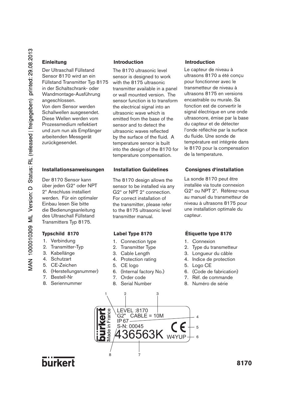 Burkert Type 8175 User Manual | Page 2 / 4