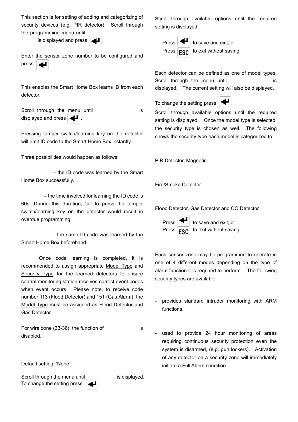 ELRO HIS20S Security & home automation system EXPANDED USERS MANUAL User Manual | Page 32 / 62