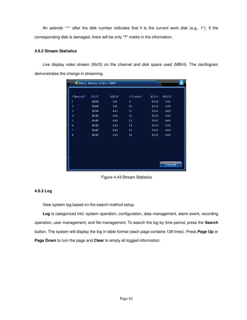 ELRO FA420DVR 4-ch digital recorder + 500 gb hard disc USERS MANUAL User Manual | Page 62 / 73