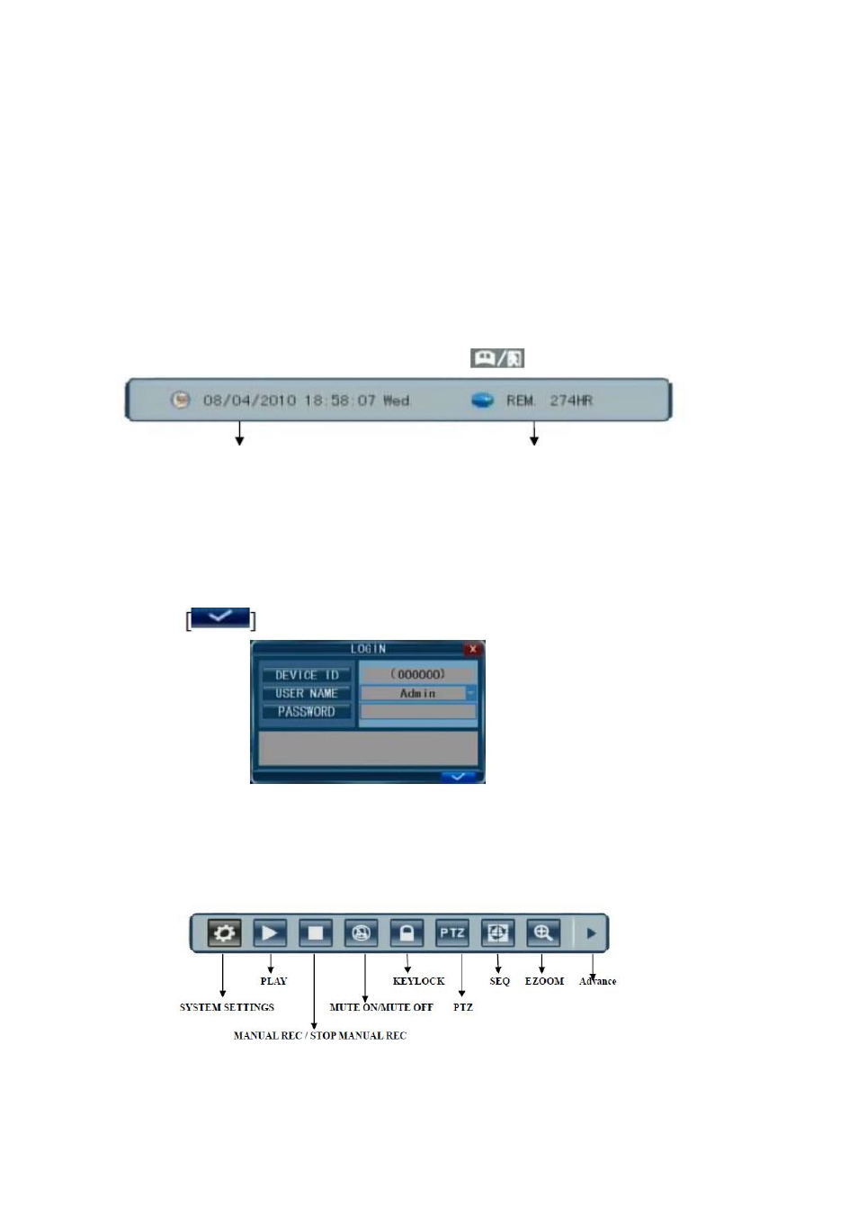 ELRO DVR151S Camera security DVR-system USERS MANUAL User Manual | Page 22 / 94