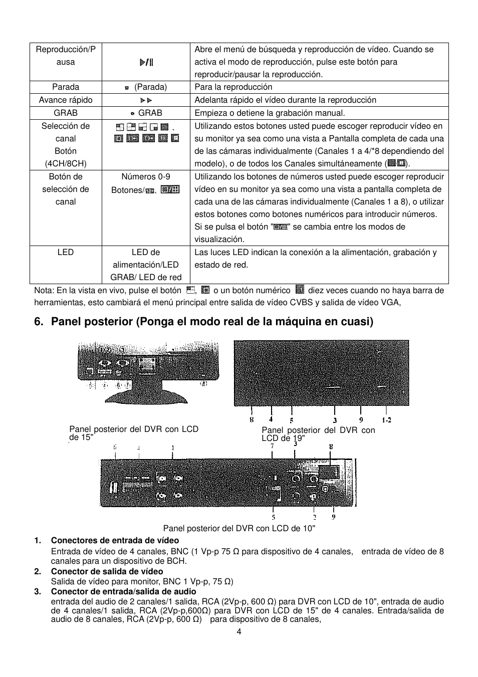 ELRO DVR151S Camera security DVR-system QUICK GUIDE User Manual | Page 5 / 13