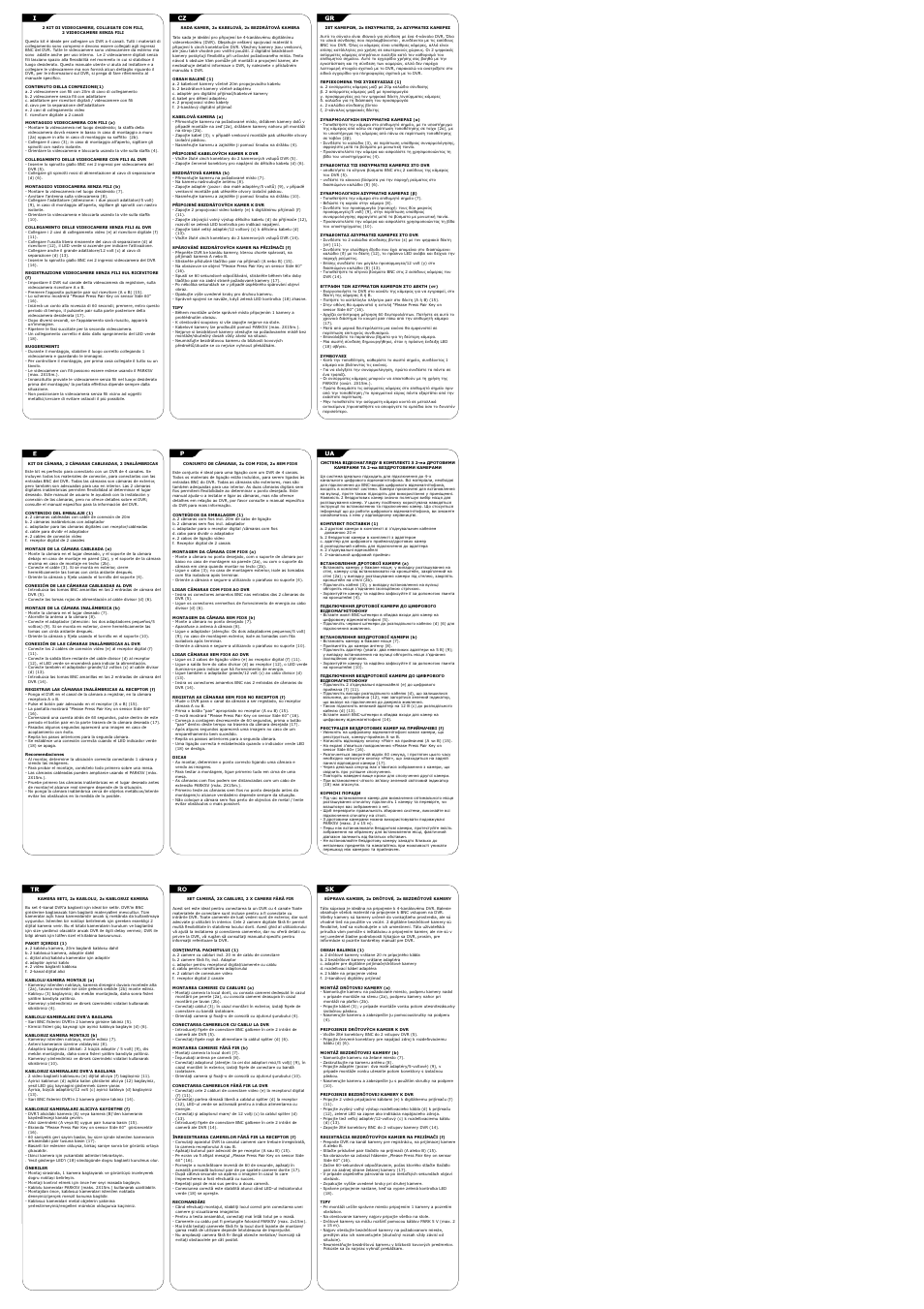 ELRO DVR534W Camera-dvr security system User Manual | Page 2 / 2