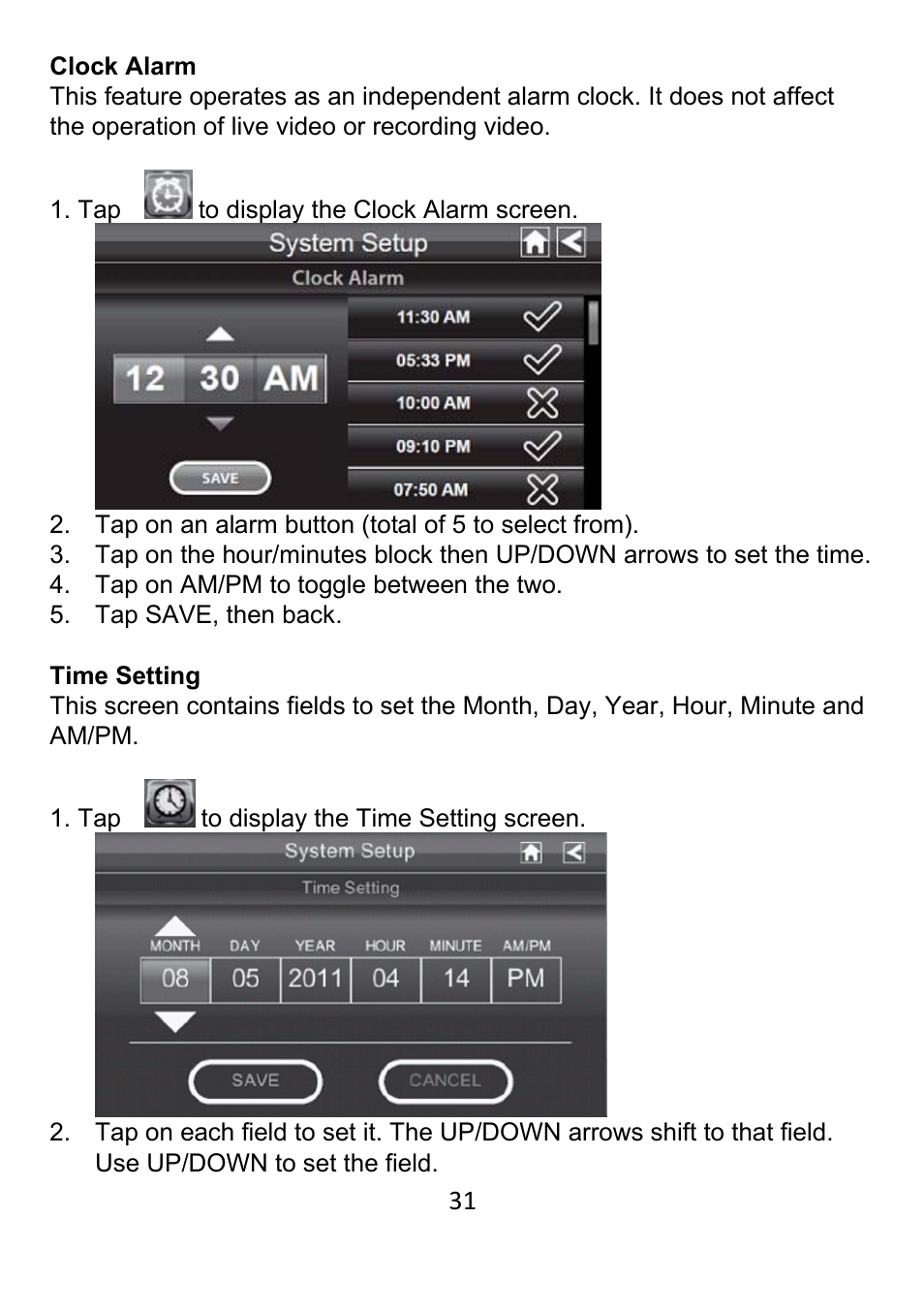 ELRO DWH SERIES VIDEO SECURITY SYSTEM User Manual | Page 31 / 39