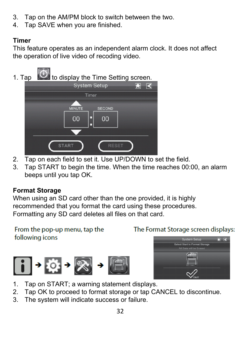 ELRO DWH SERIES VIDEO SECURITY SYSTEM User Manual | Page 32 / 39